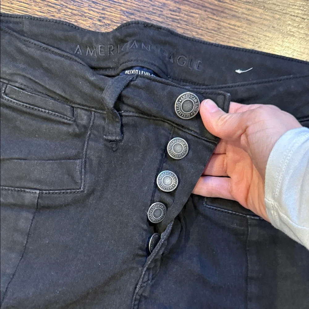 Women's Dark Blue Jeans Jeggings American Eagle size 4 extra long